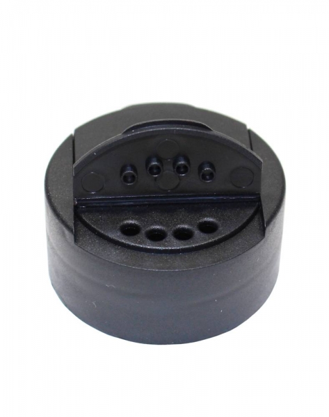 Streuverschluss schwarz FlipTop mit 2 Öffnungen inkl. Aromasiegel